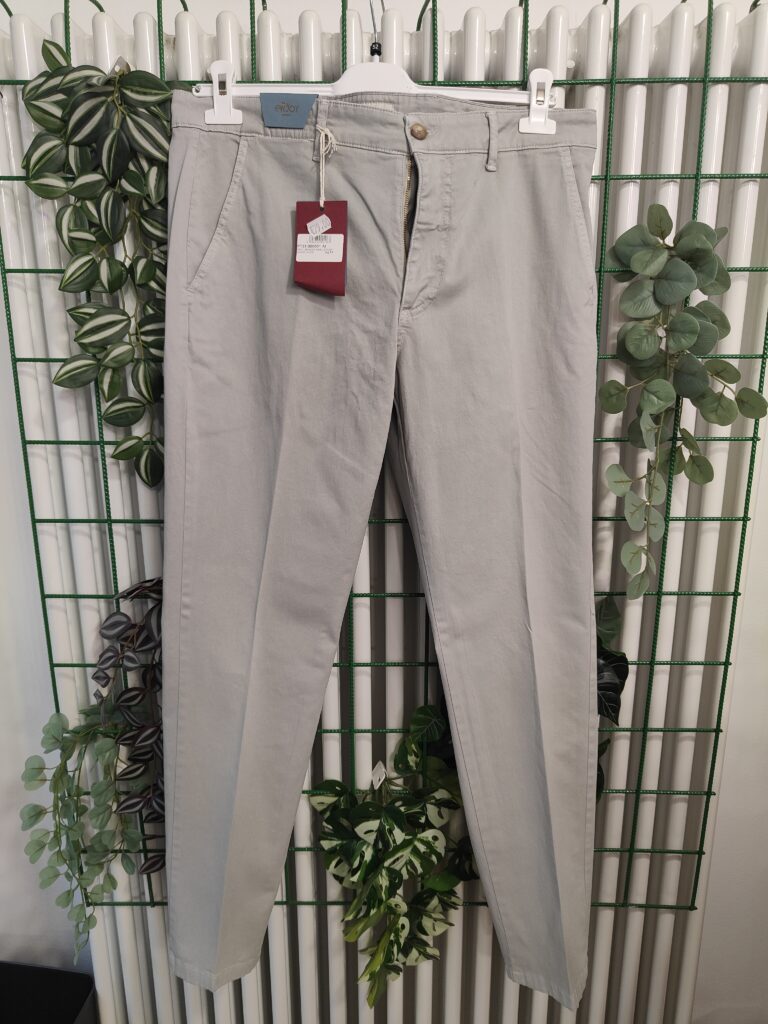 PANTALONE TINTA UNITA GHIACCIO