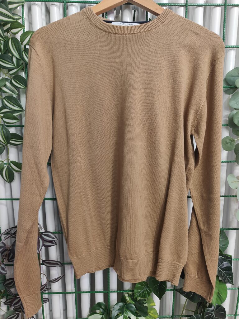 MAGLIA TINTA UNITA COLOR CAMMELLO